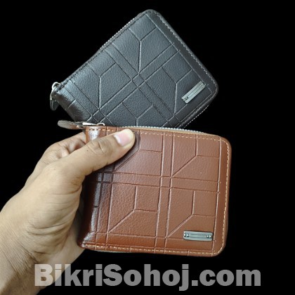 Premium PU Leather Men's Short Wallet